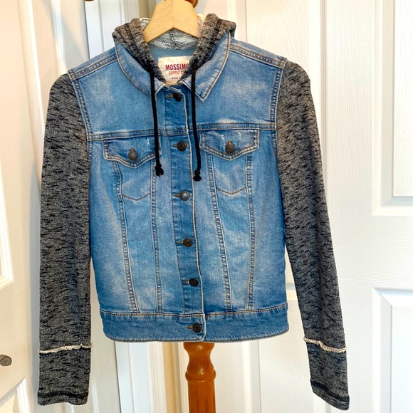 Mossimo Supply Co. Jackets & Blazers - Mossimo Supply co. hooded Jean Jacket
